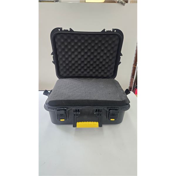 Large Plano handgun case with adjustable foam interior, 20"x16"x9"