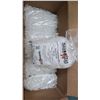 Image 1 : Box containing 6 full 500 count bags of 20ga plastics wads by claybusters