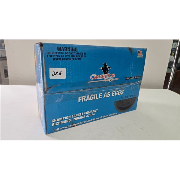 1 box of 108 Champion clay targets