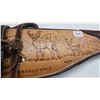 Image 2 : Mexican made leather rifle scabbard with end cap
