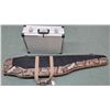 Image 1 : Allon 48" half camo half black soft rifle case and a hard handgun case w/ multi fit foam interior