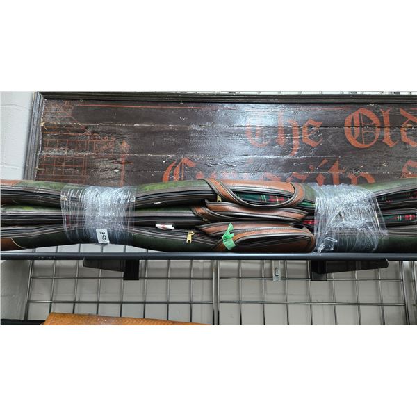 Three matching soft gun cases
