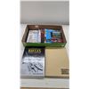 Image 1 : Selection of reference books including Checkering and Carving Gun Stocks, Nine mm pistol cartridges 