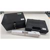 Image 3 : Selection ofgun misc. including small locking ammo box, 2 sets of Millett Tactical rings 1" med., 2 