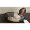 Image 3 : Ducks Unlimited Red Head limited edition decoy from 1984-1985 season by carver Tom Taber. Measures 1