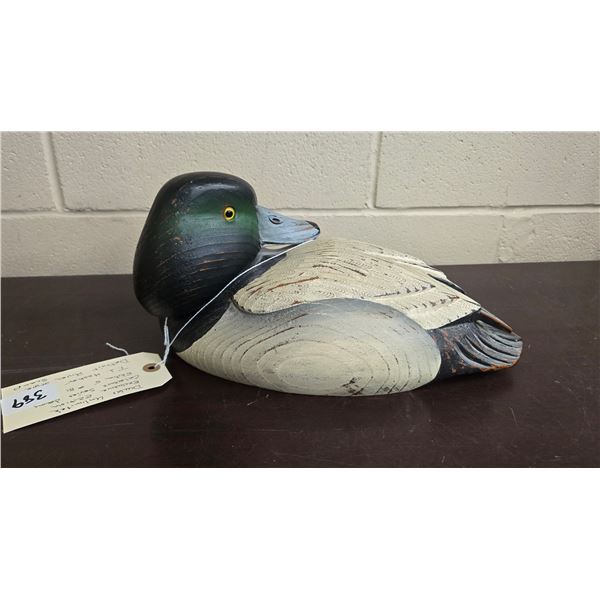 Ducks Unlimited Detroit River style scaup exclusive edition collector series decoy by carver TJ Hook