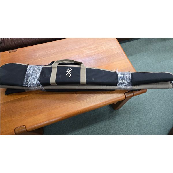 Three soft rifle cases including one 40" and two 51"