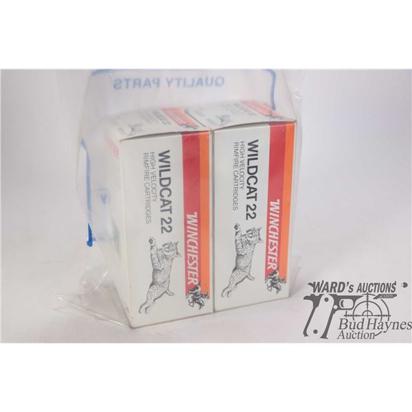 Two full 500 count boxes Winchester Wildcat .22 LR 40 gr lead round nose