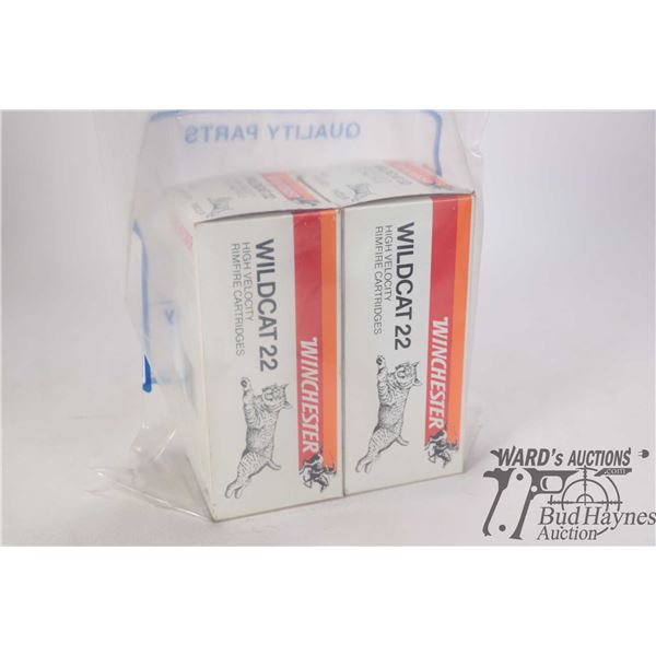 Two full 500 count boxes Winchester Wildcat .22 LR 40 gr lead round nose