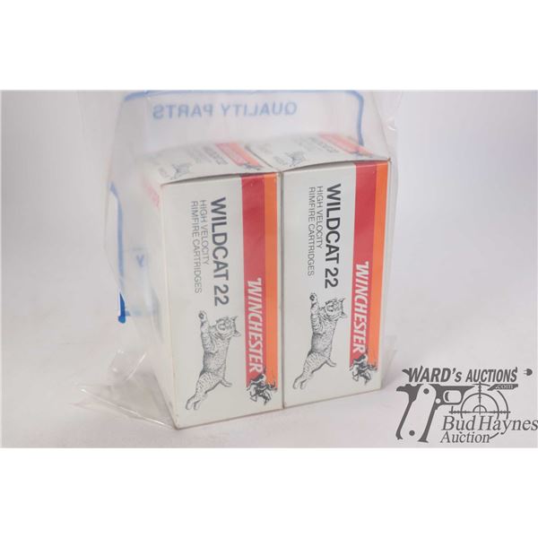 Two full 500 count boxes Winchester Wildcat .22 LR 40 gr lead round nose