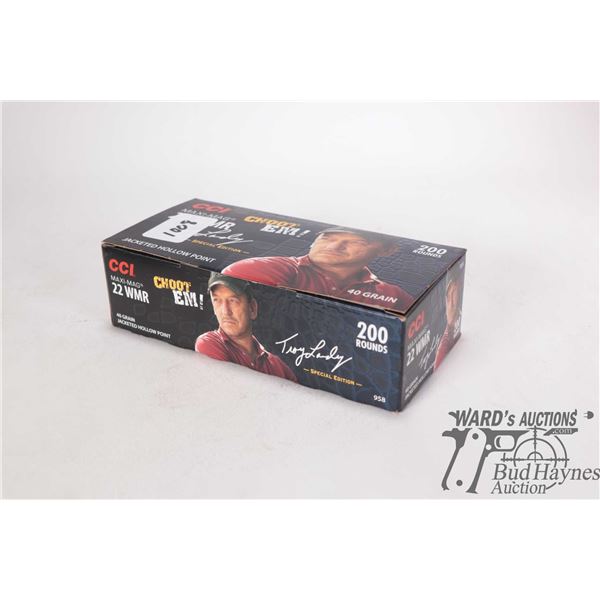 One full 200 count box CCI maxi-mag .22 WMR 40 gr jacketed HP