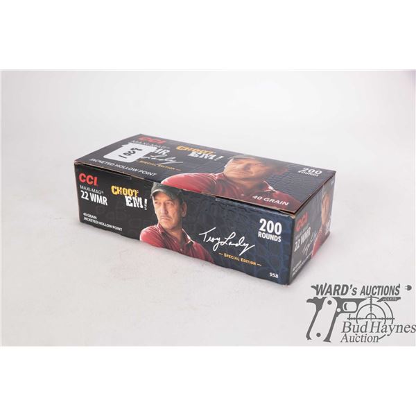 One full 200 count box CCI maxi-mag .22 WMR 40 gr jacketed HP
