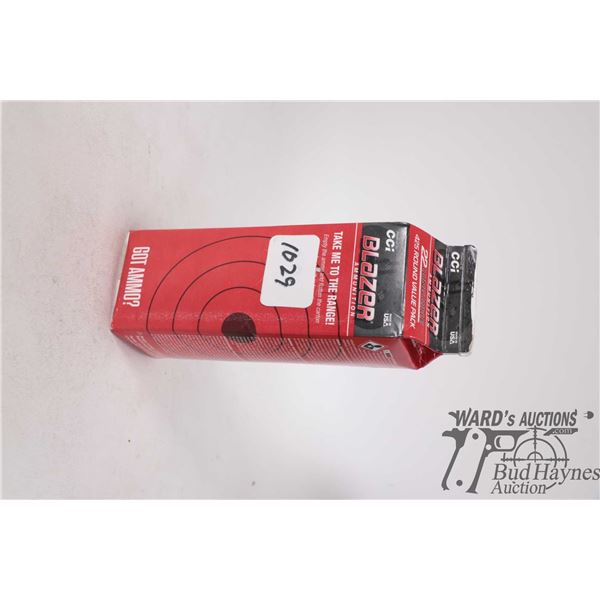 One full 425 count box CCI Blazer .22 LR 38 gr lead round nose