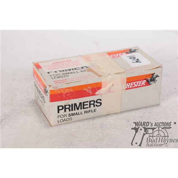 Full 1000 count box Winchester small rifle primers No. WSR