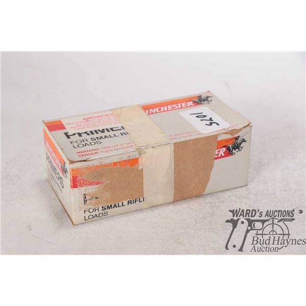 Partial 800 count box Winchester small rifle primers No. WSR