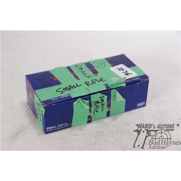 Full 1000 count box w/ 900 Winchester small rifle primers No. WSR and 100 CCI No. 400 small rifle pr