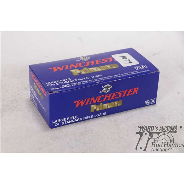 One full 1000 count box of Winchester large rifle primers No. WLR