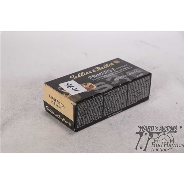 One full 1000 count box Sellier & Bellot large rifle primers