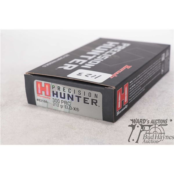One full 20 ount box Honrady precision hunter .300 PRC 212 gr ELD-X