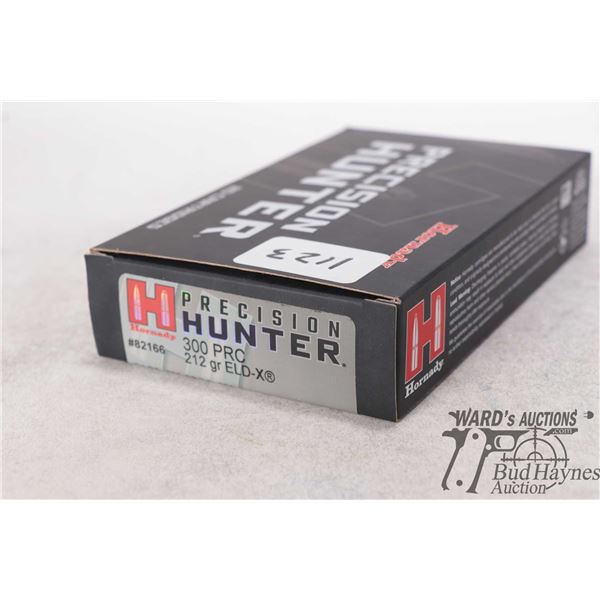 One full 20 ount box Honrady precision hunter .300 PRC 212 gr ELD-X