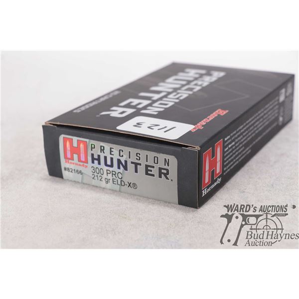 One full 20 ount box Honrady precision hunter .300 PRC 212 gr ELD-X