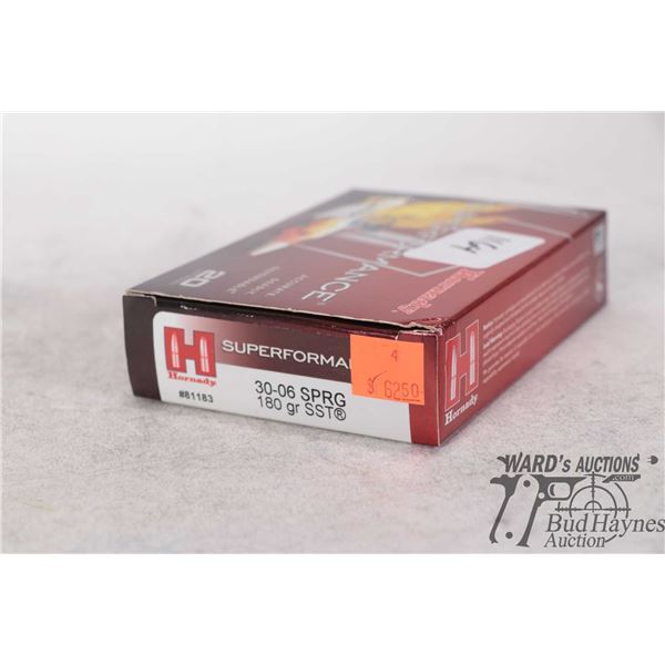 1 Full 20 count box of Hornady Superformance 30-06 sprg 180gr SST