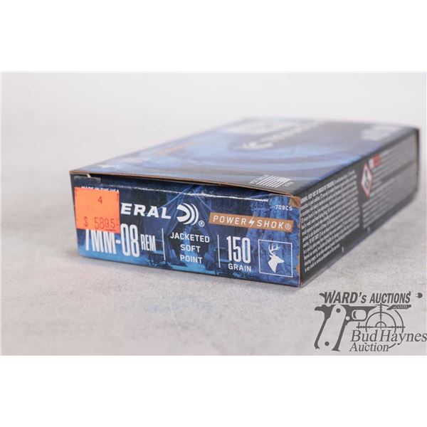 1 Full 20 count box of Federal Power Shok 7mm-08 150gr jacketed soft point