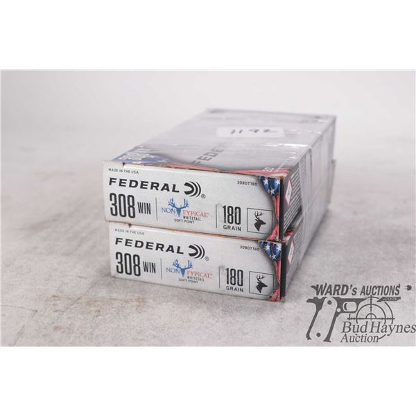 2 Full 20 count boxes of Federal non-typical 180gr soft point