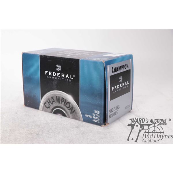 1 full 1000 count box of Federal No 209A Shot Shell Primers