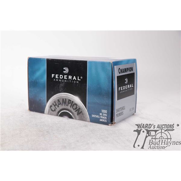 1 full 1000 count box of Federal No 209A Shot Shell Primers