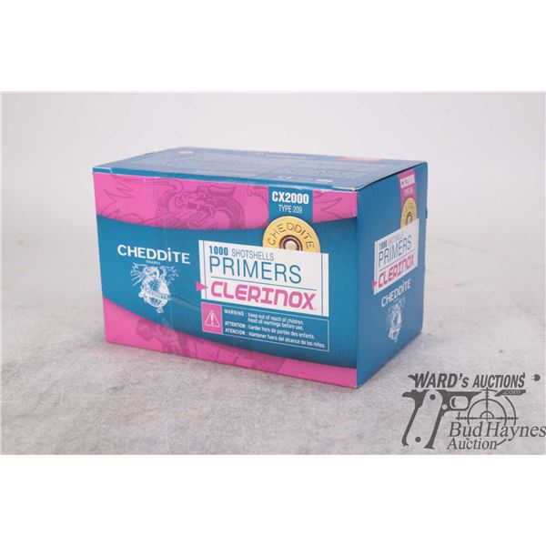 1 full 1000 count box of Cheddite Type 209 shot shell primers