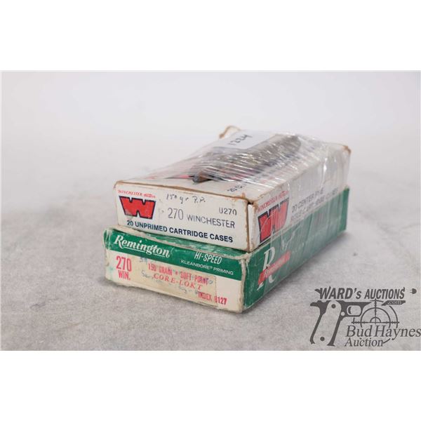 2 full 20 count boxes and 3 spare of 270 win reloads
