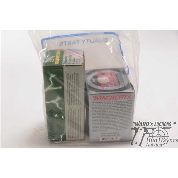 1 Full 500 count box of Winchester XPert 22 hollow point round and a partial 400 count box of Reming