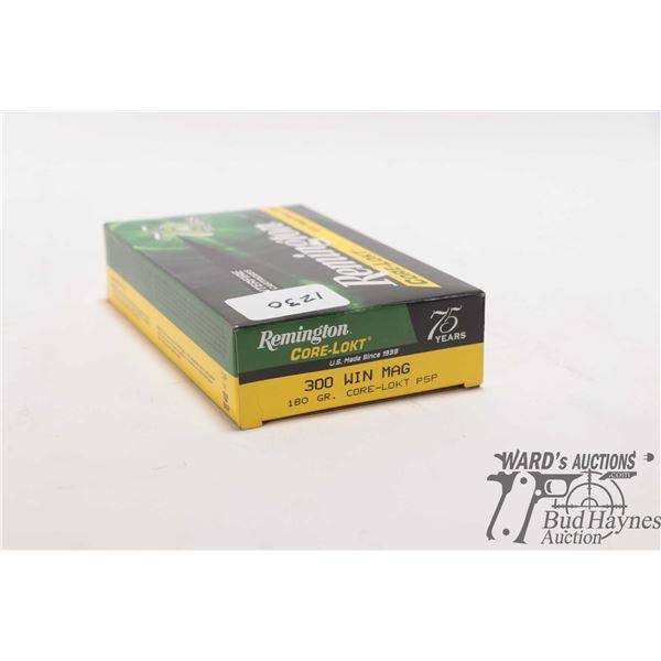 1 full 20 count box of Remington Core LOKT 300 win mag 180gr PSP