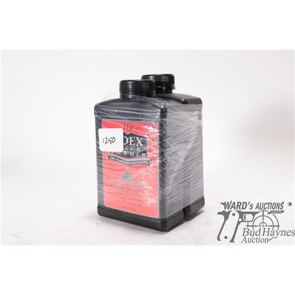 2 full 1lb container of Goex FFg black powder