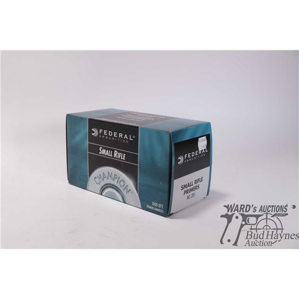 1 Full 1000 count box of Federal large rifle primers No. 210