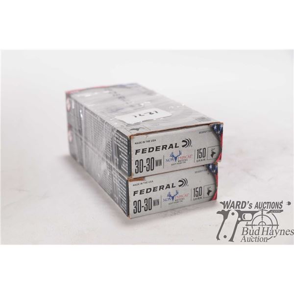 2 Full 20 count boxes of Federal non-typical Whitetail 150gr soft point FN