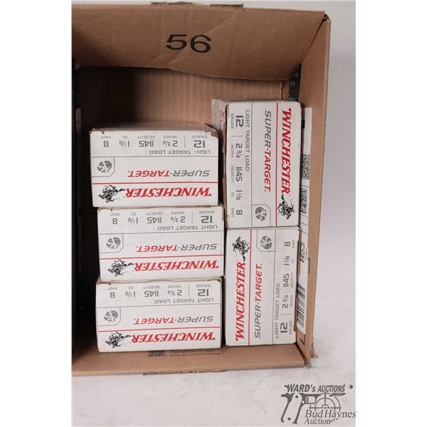 5 Full 25 count boxes of Winchester super target 12ga 2-3/4" #8