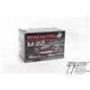 Image 1 : 1 Full 1000 count box of Winchester M22 40gr black copper plated round nose