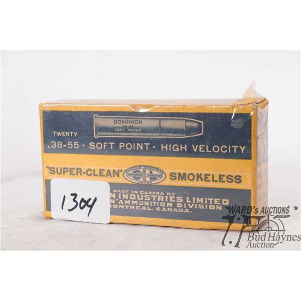 1 Full 20 count box of vintage Dominion 38-55 255gr Soft Point