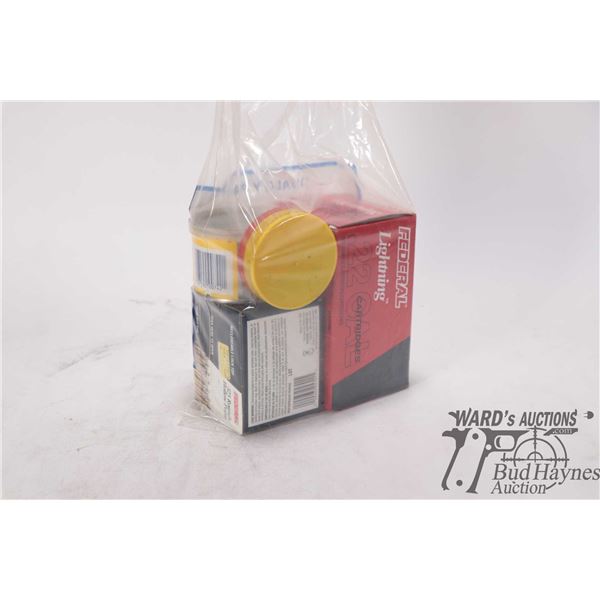 1 Full 500 count box of Federal Lightning .22 LR 40gr lead tip, 1 full 325 count box Federal .22LR 3
