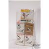 Image 1 : Three full 25 count boxes Winchester Dove & Quail 20 ga 2 3/4" #7 1/2, one full 25 count box Federal