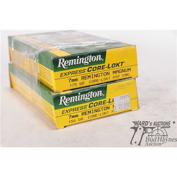 Two full 20 count boxes of 7mm rem mag 140 gr reloads