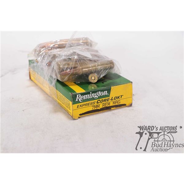 One full 20 count box and a bag of 24 rounds of 7mm rem mag reloads 140 gr