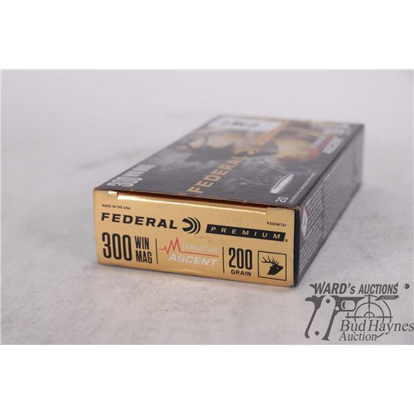 One full 20 count box Federal premium .300 win mag 200 gr terminal ascent
