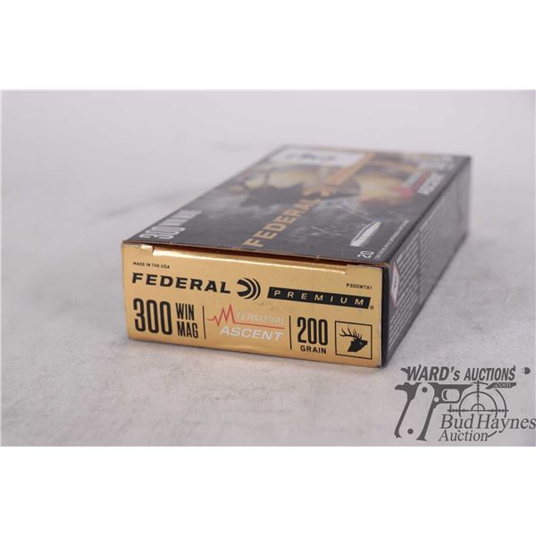 One full 20 count box Federal premium .300 win mag 200 gr terminal ascent