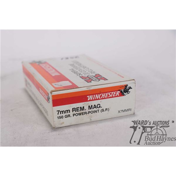 One full 20 count box Wnchester super-x 7mm rem mag 150 gr power point