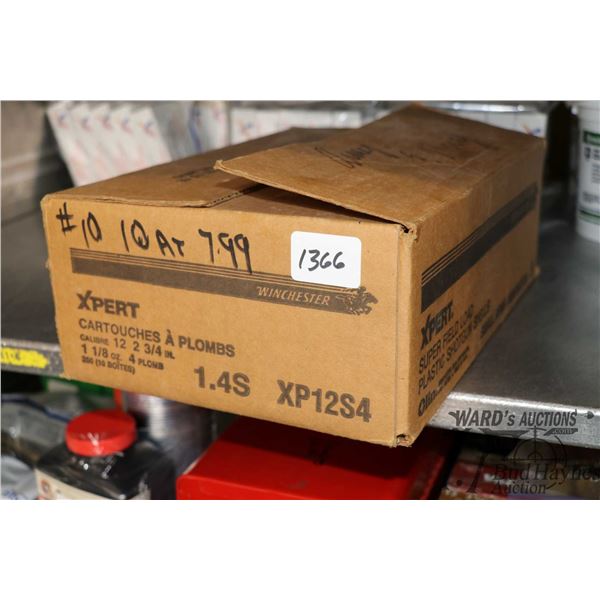 One full 350 count box Winchester Xpert super field load 12 ga 2 3/4" #4