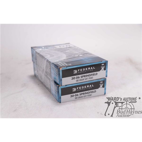 Two full 20 count boxes Federal powershok .30-06 springfield 180 gr soft point