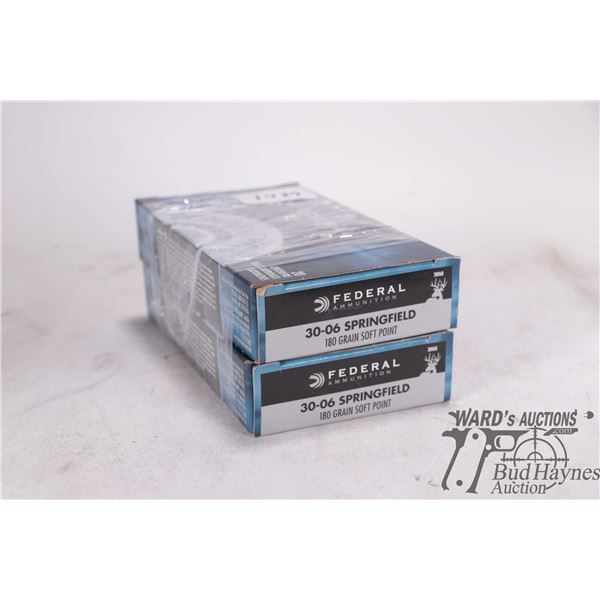 Two full 20 count boxes Federal powershok .30-06 springfield 180 gr soft point